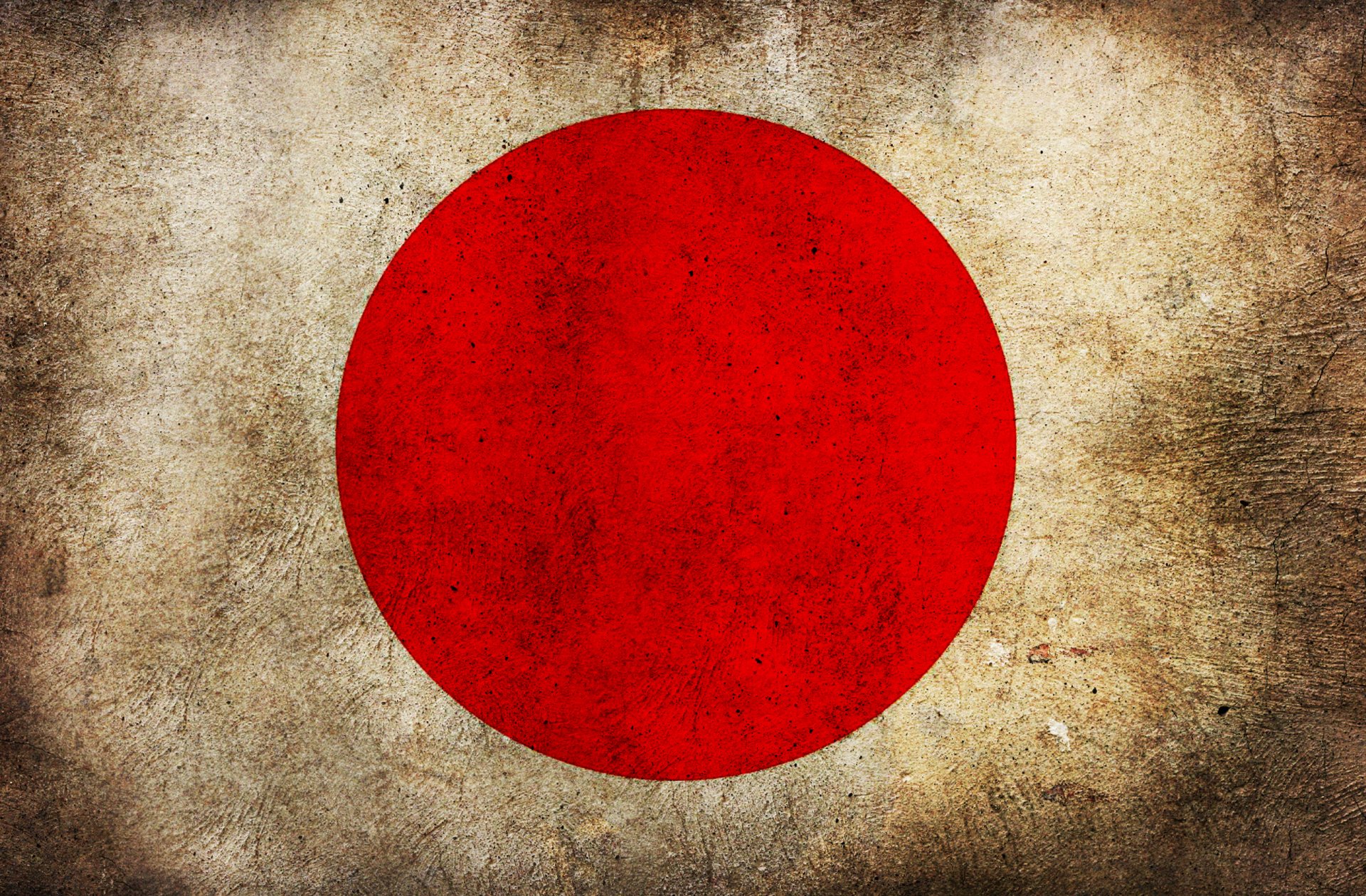 japan flagge schmutz