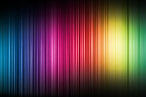 Spettro di colori sotto forma di strisce verticali