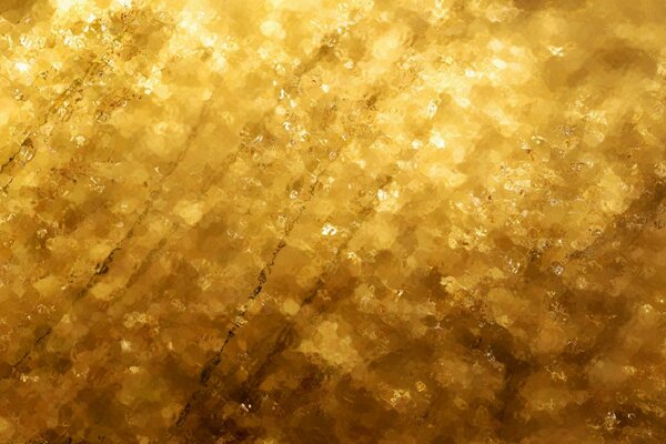 Golden background with water drops