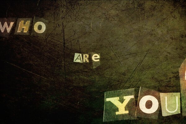 Who are you? Unknown. Fear