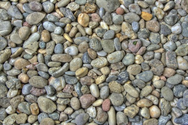 Background of stones and sea pebbles