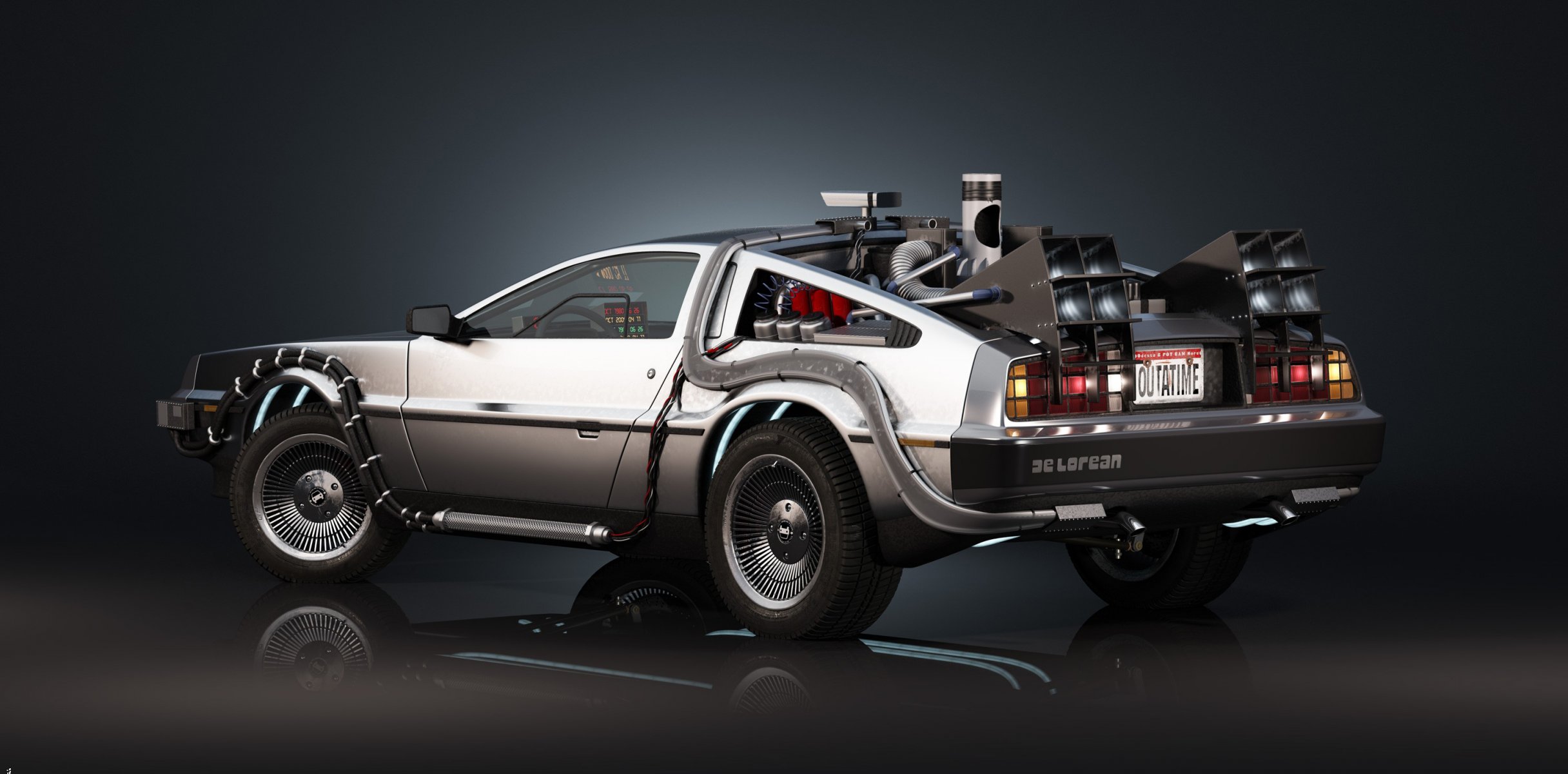 zeitmaschine zurück in die zukunft delorean