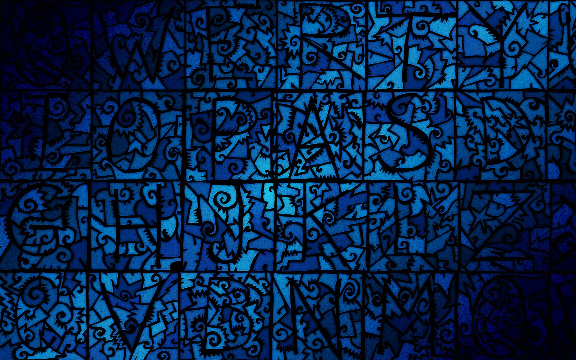 desktop muster blau kiefer mosaik flach