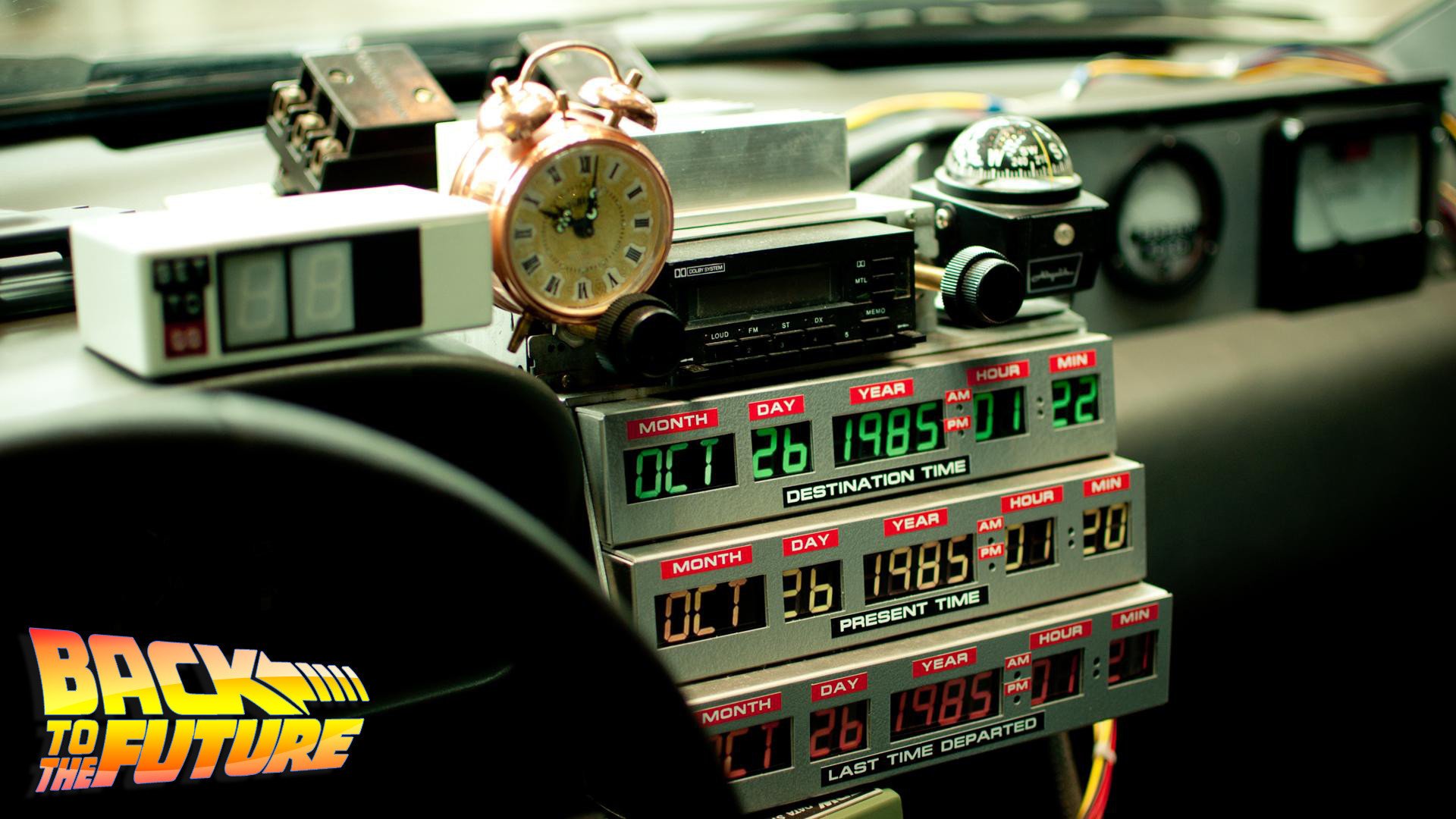 time machine back to the future watches timer