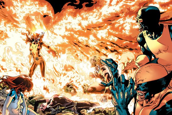 La batalla de los cómics, el gran fuego