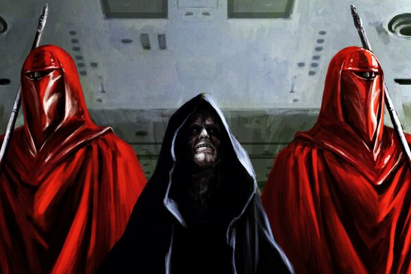 Palpatine y Darth de Star Wars