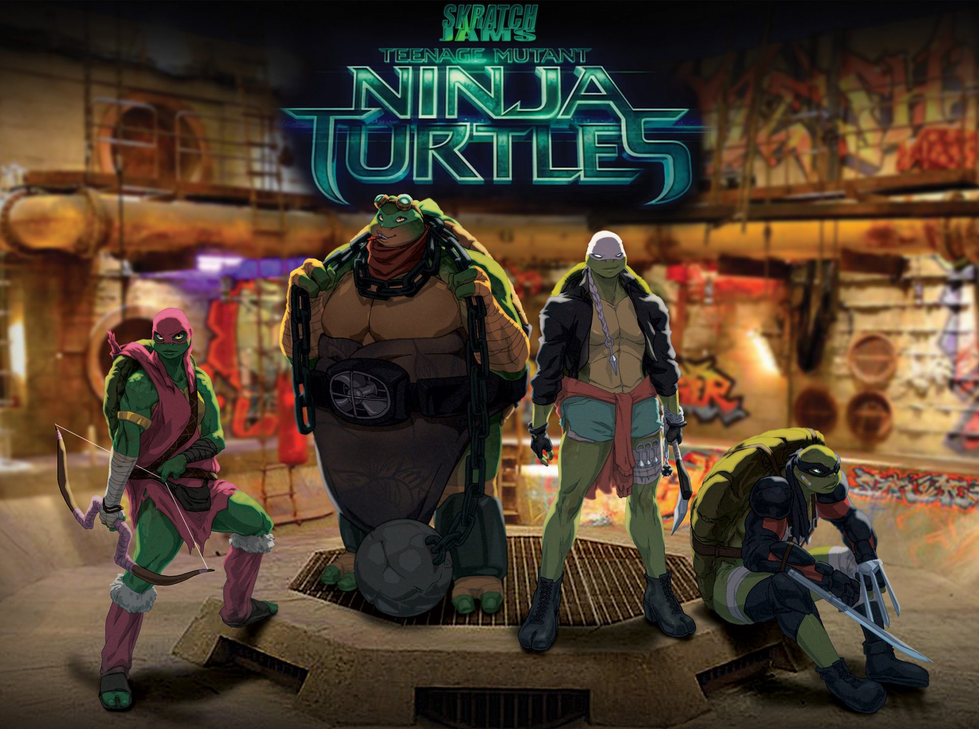 tmnt ninja turtles leonardo michelangelo raphael donatello