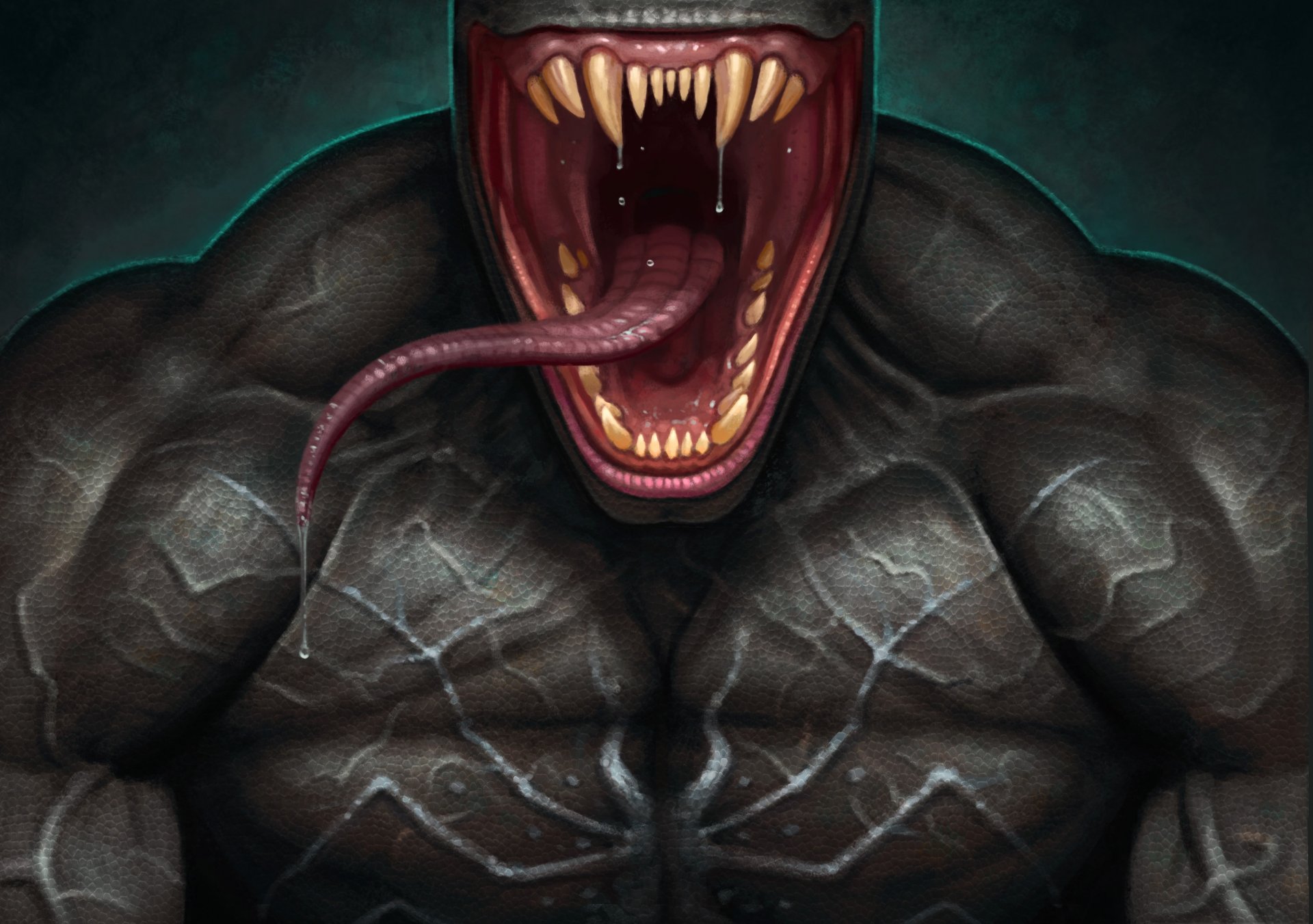 simbionte cómics arte lenguaje eddie brock