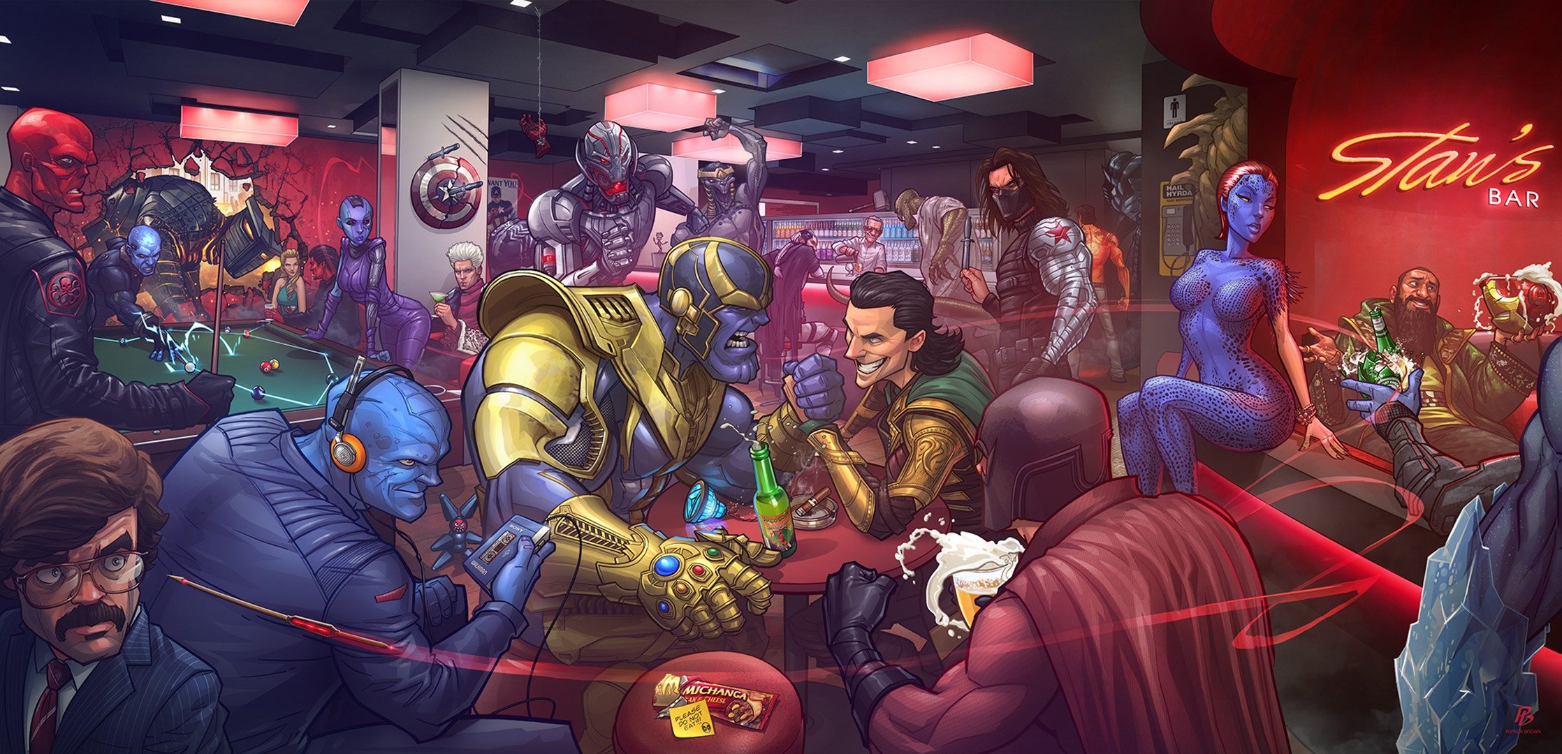 cómics soldado de invierno loki ultron magneto villanos mística x-men johann schmidt cráneo rojo taneleer tiwan coleccionista thanos groot nebulosa yondu udonta guardianes de la galaxia electro trevor slattery mandarina dr. kurt connors lagarto emma frost