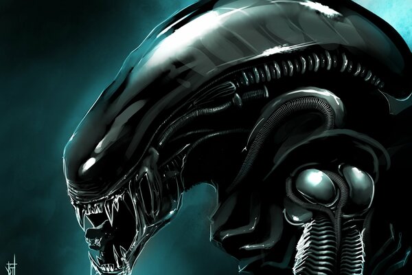 Art fantastique pour le film Alien