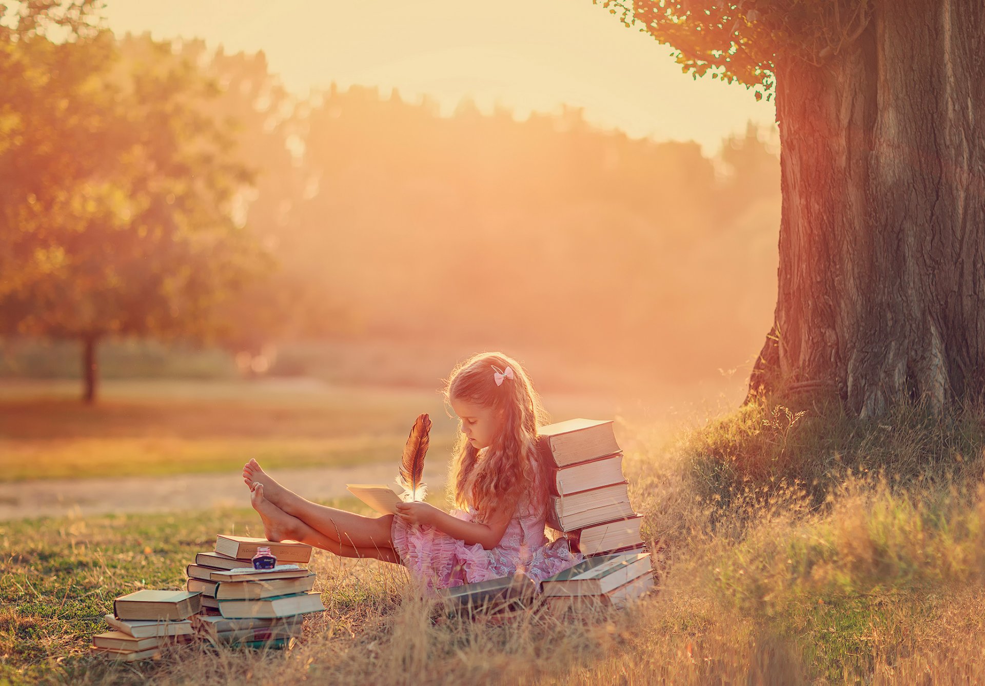 briefe mädchen sommer bücher stift kreativität