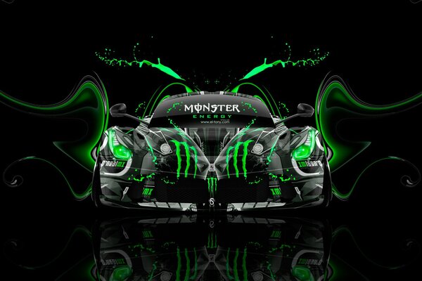 Arte disegno monster energy