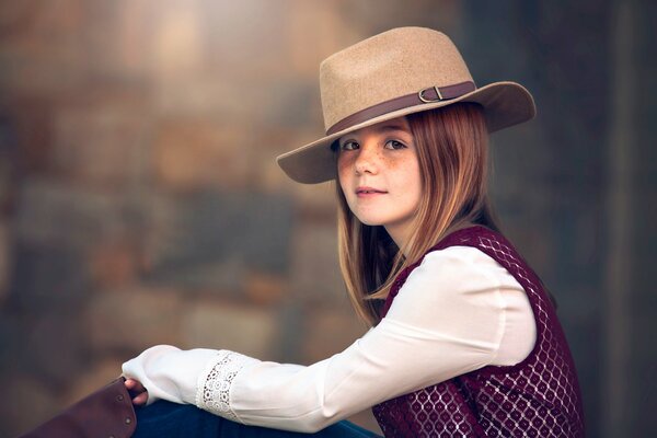 Cappello da cowboy per la piccola principessa