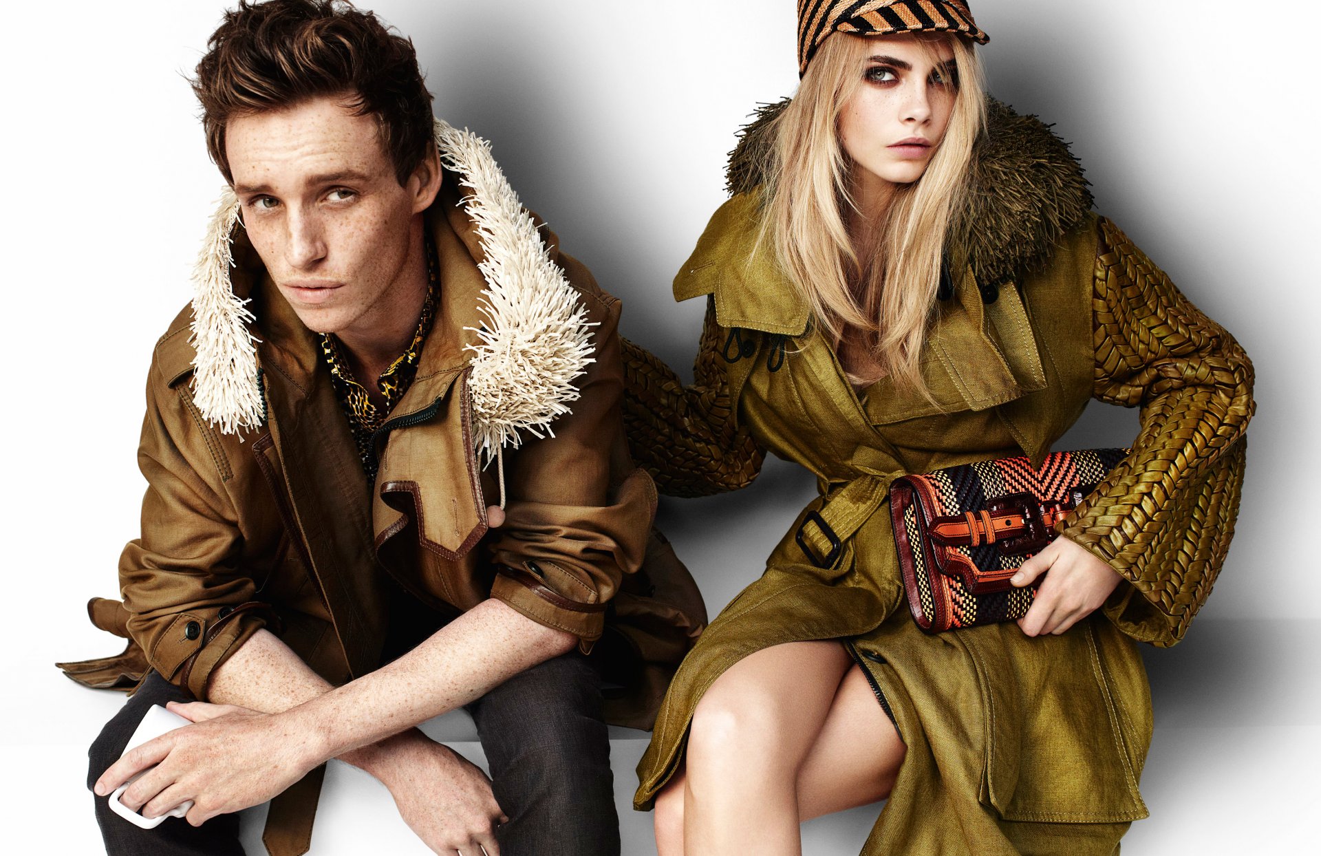 eddie redmayne cara delevingne burberry summer