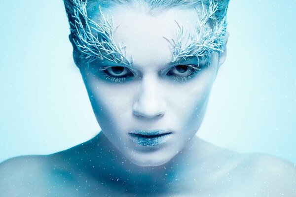 The chilling gaze of the Snow Queen