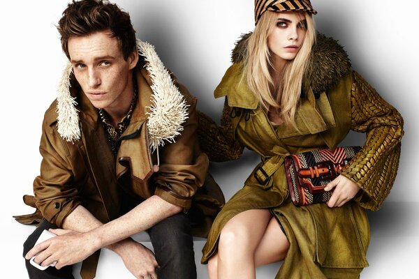 Eddie Redmayne Delevingne Modellierung