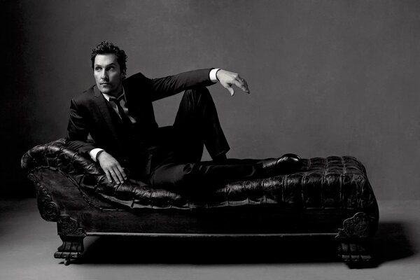 Matthew McConaughey s Black and White photo shoot