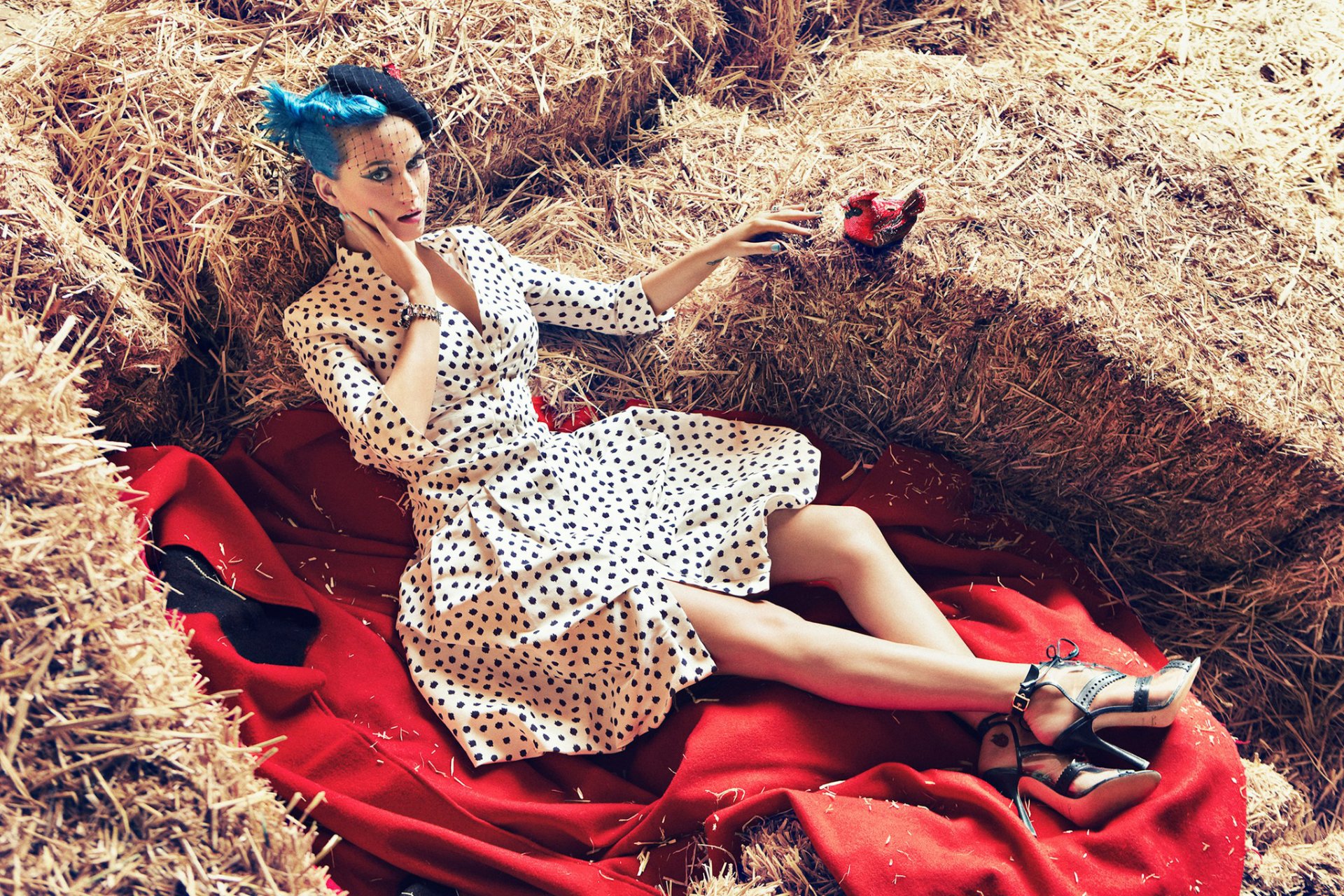 katy perry photoshoot singer dress hay