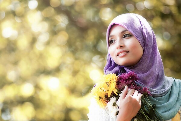 Lolly ikin with flowers beautiful photo