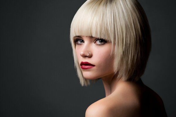 Retrato de una chica con una mirada de Cutie