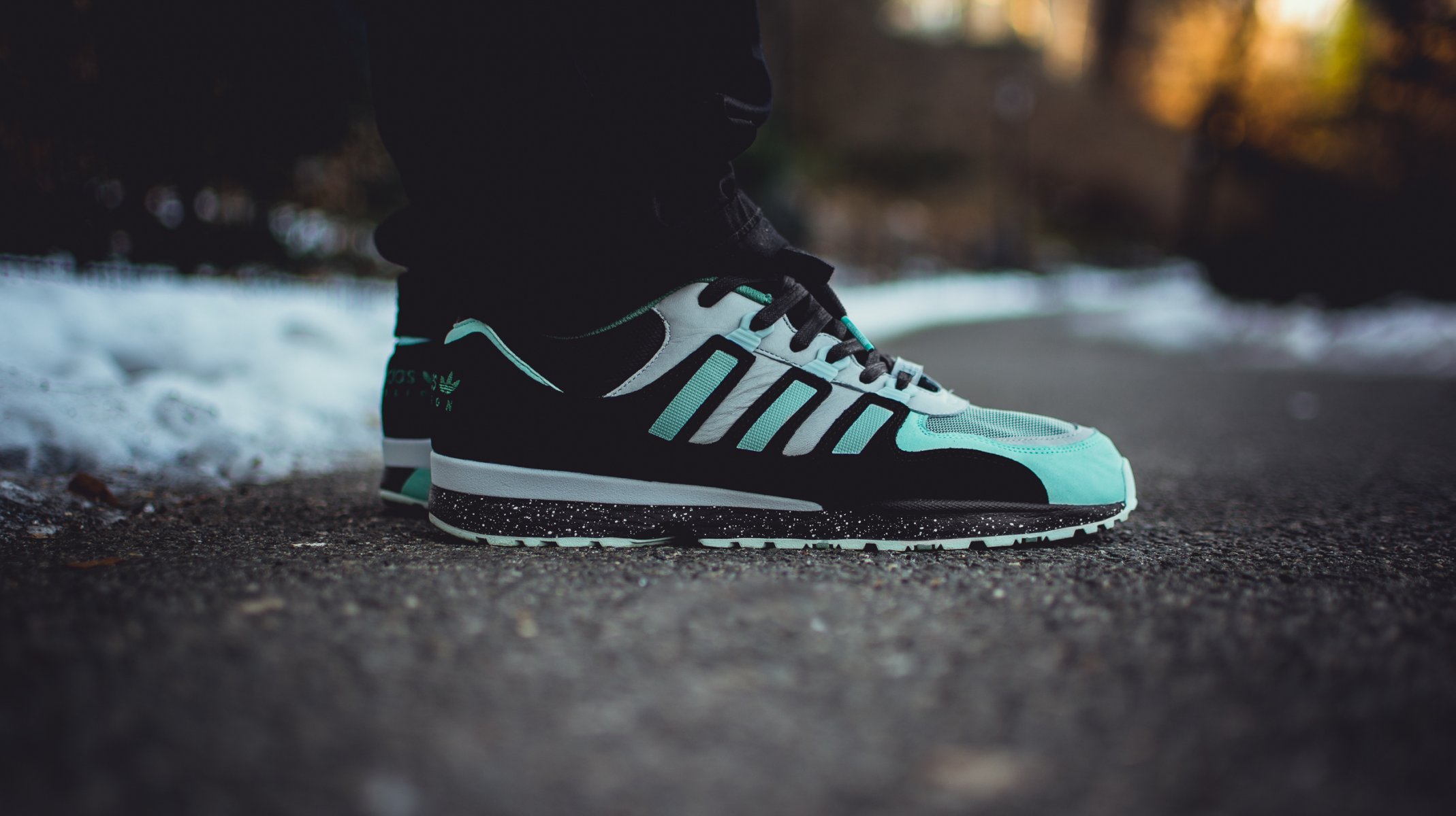 adidas sneaker freaker torsion intégrale s baskets adidas pieds turquoise