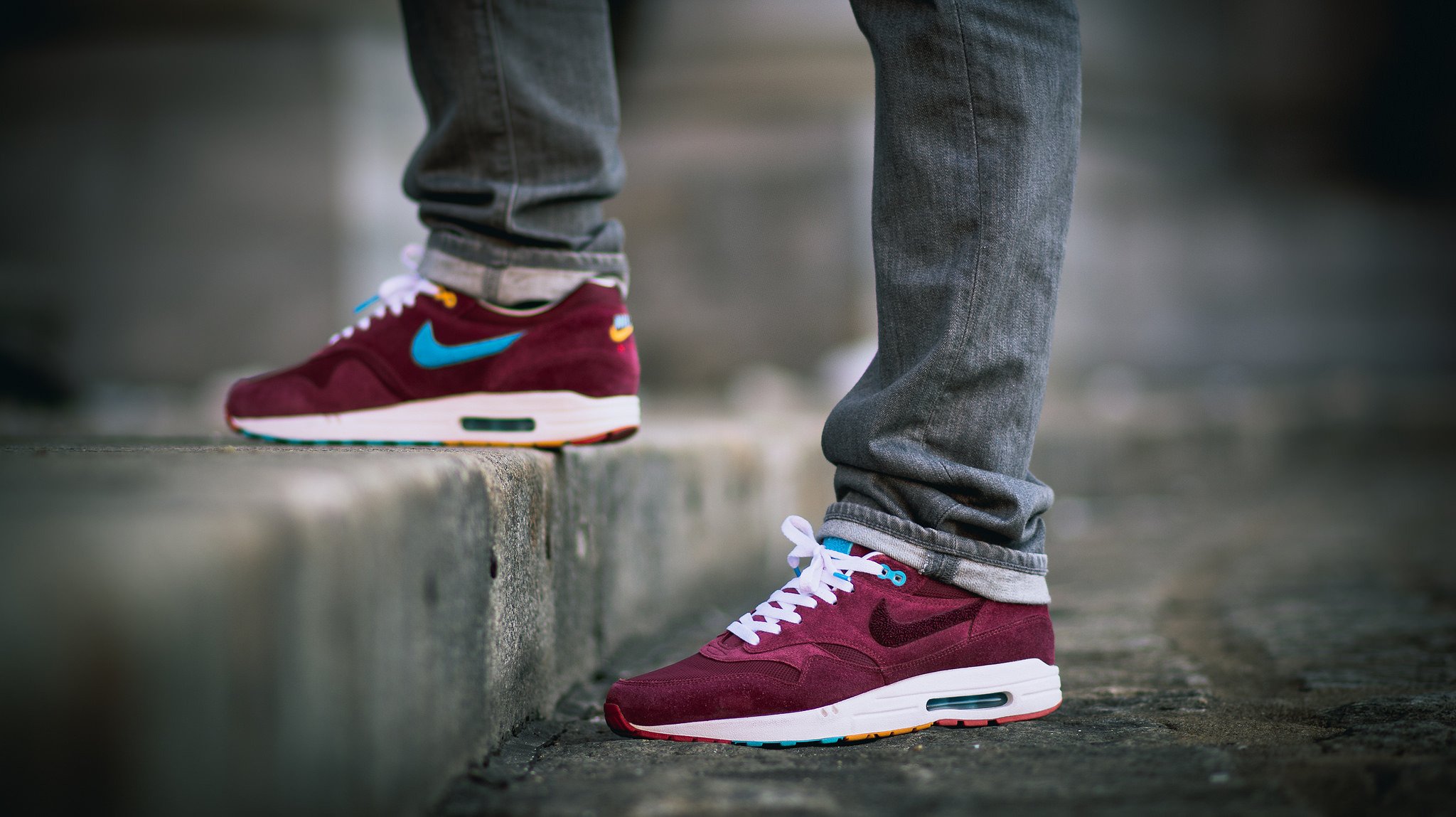 nike patta parra air max 1 jeans zapatillas de deporte