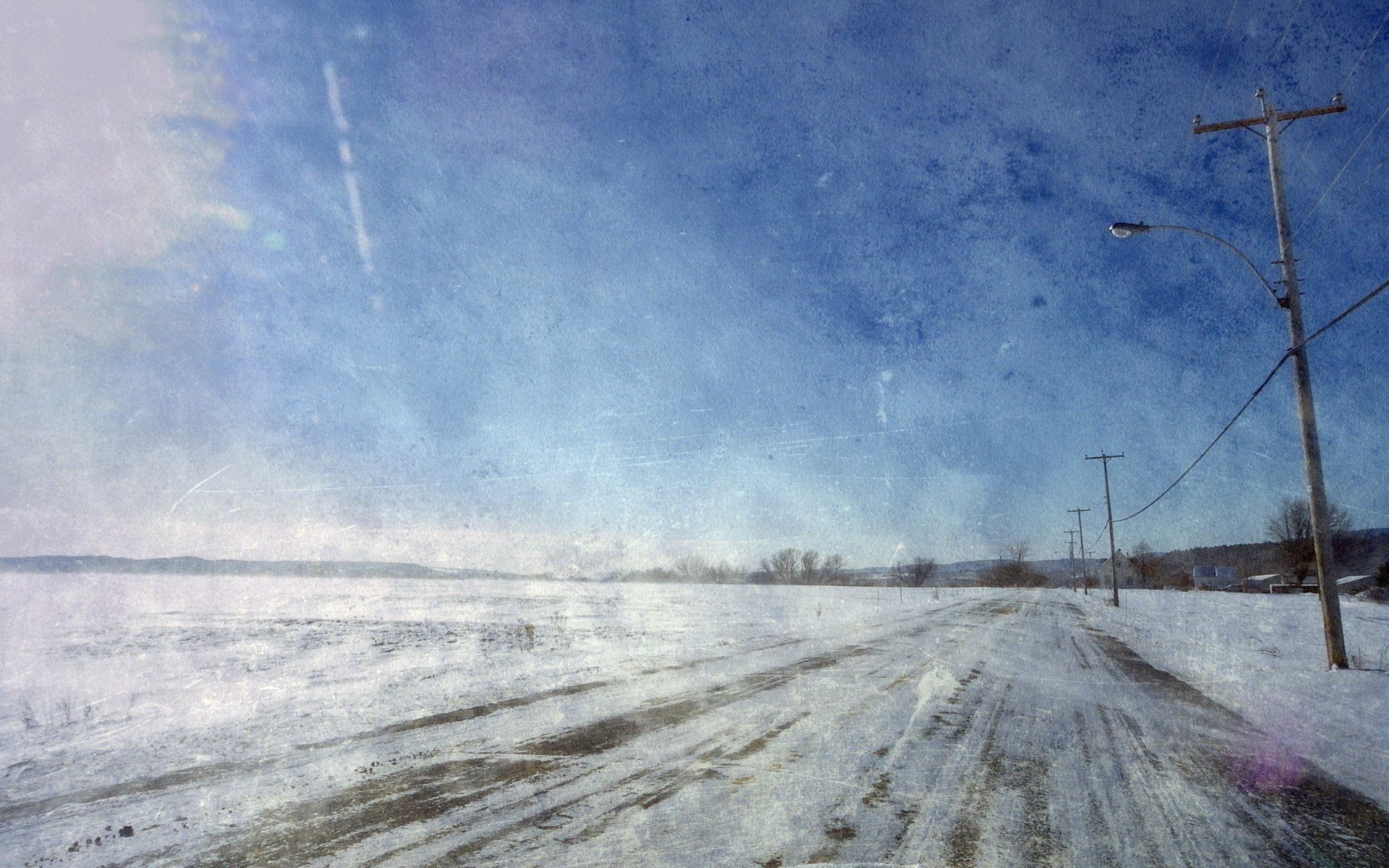 straße landschaft stil