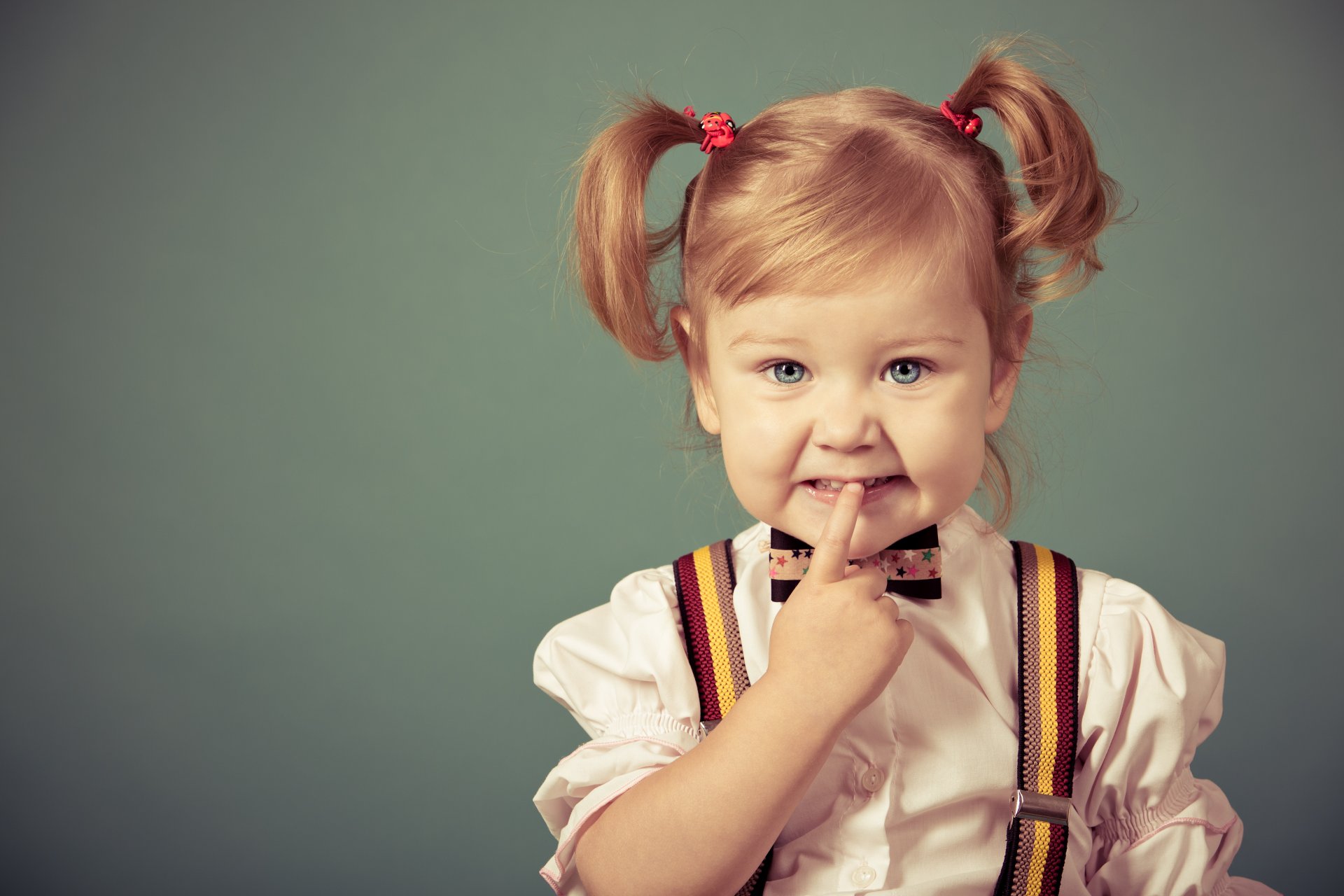 tylish young blonde angry girl fashion hair bow baby childhood suspenders blonde angry beautiful little girl fashion hair bow kids cute