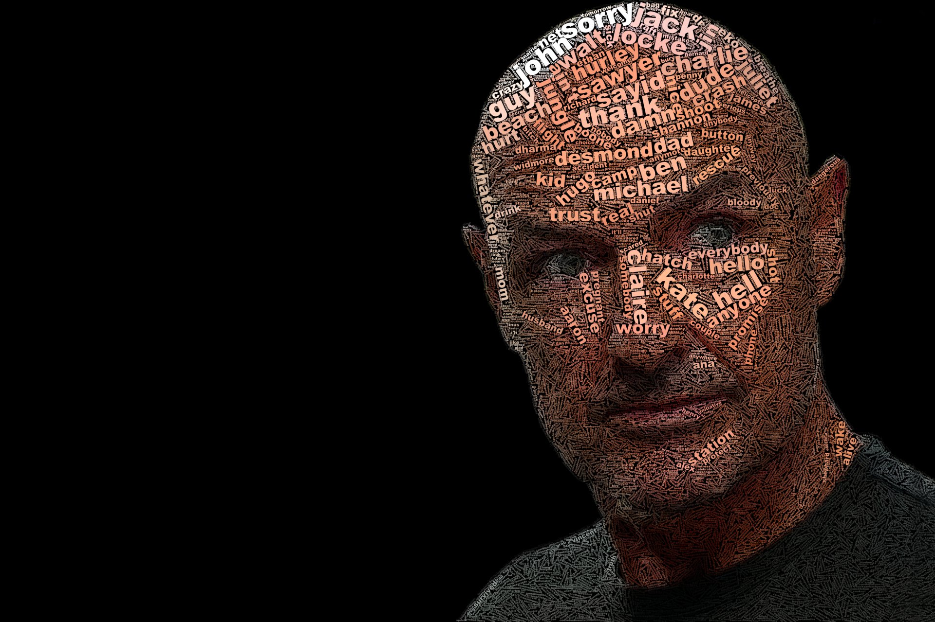 typographie terry o queen john locke perdu