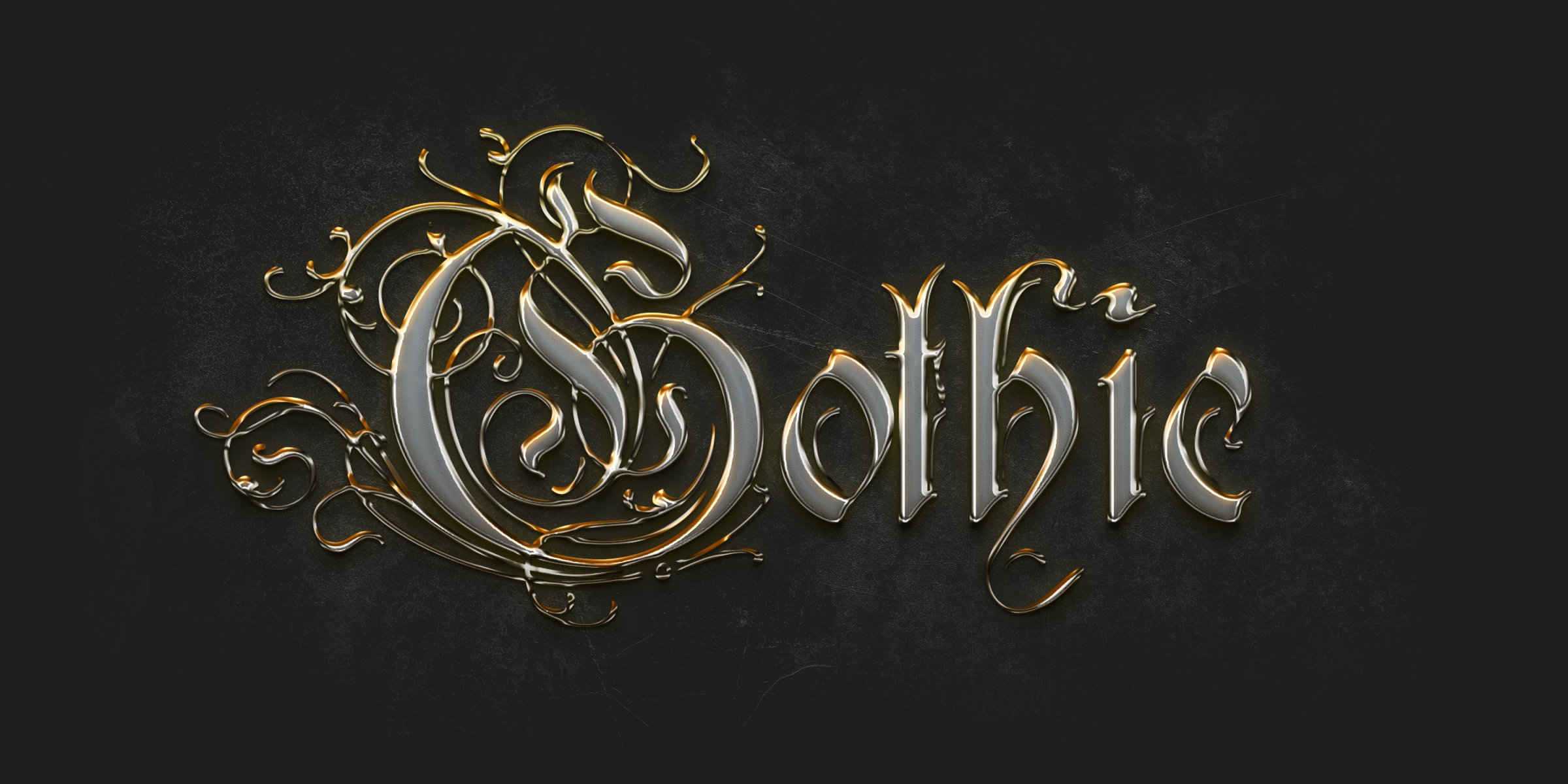 gothic gold gothic