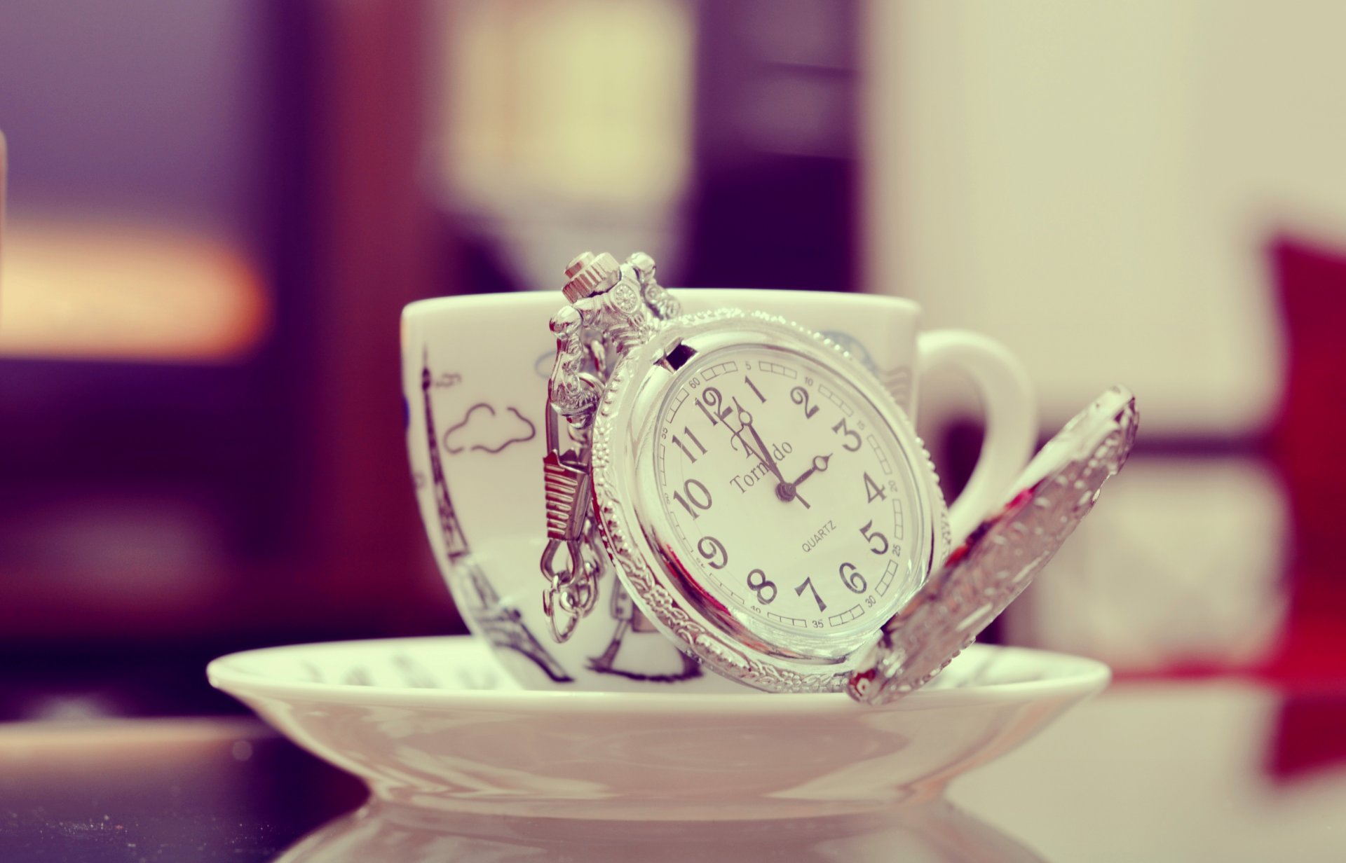 cup mug watches saucer number