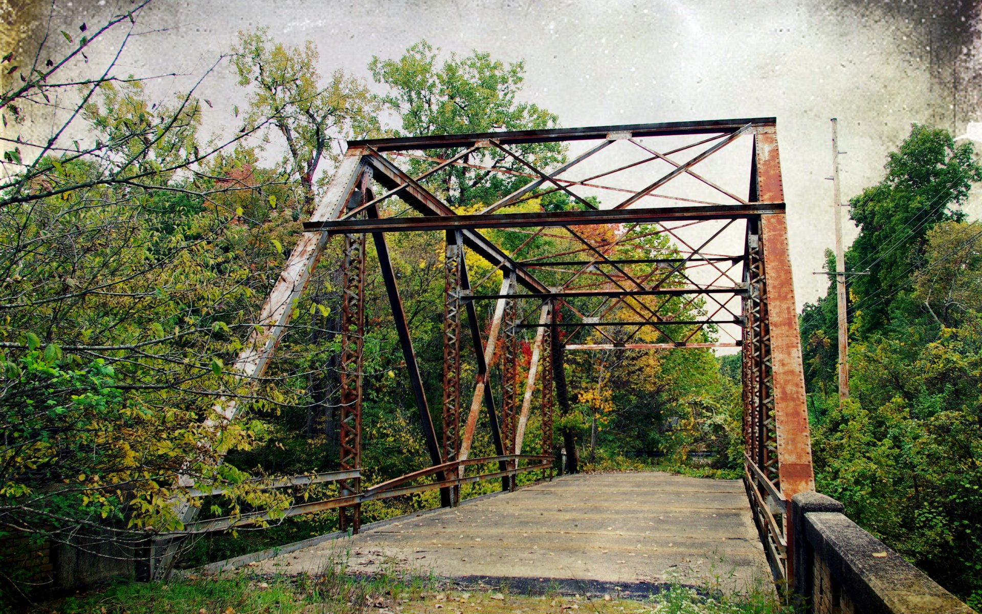 brücke straße hintergrund stil