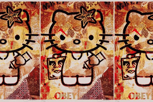 Wicked hello kitti obey