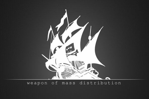 The logo with the ship shows a weapon of mass destruction