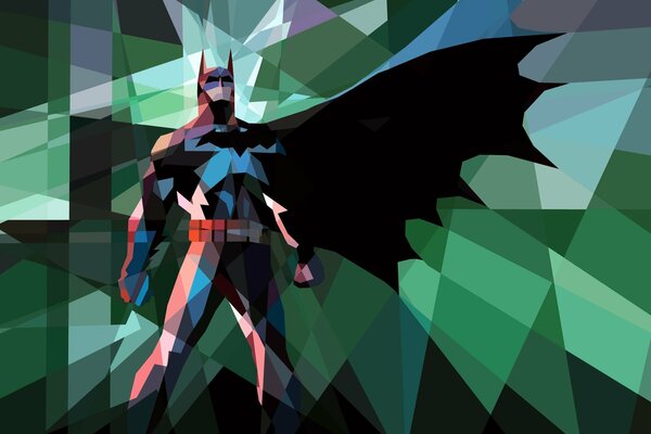 Bellissimo mosaico Batman per il desktop