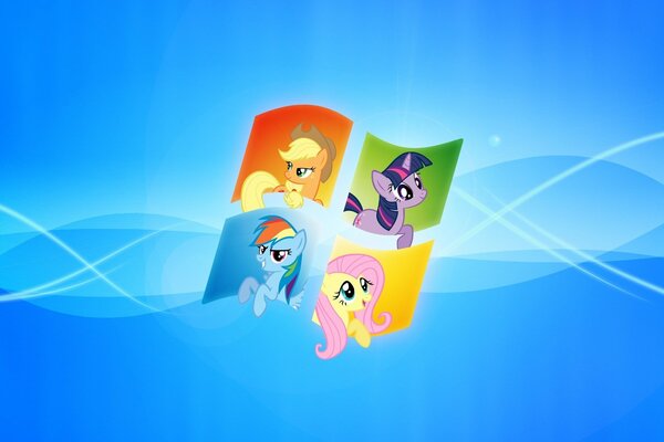 Windows-Bildschirmschoner mit my little Pony