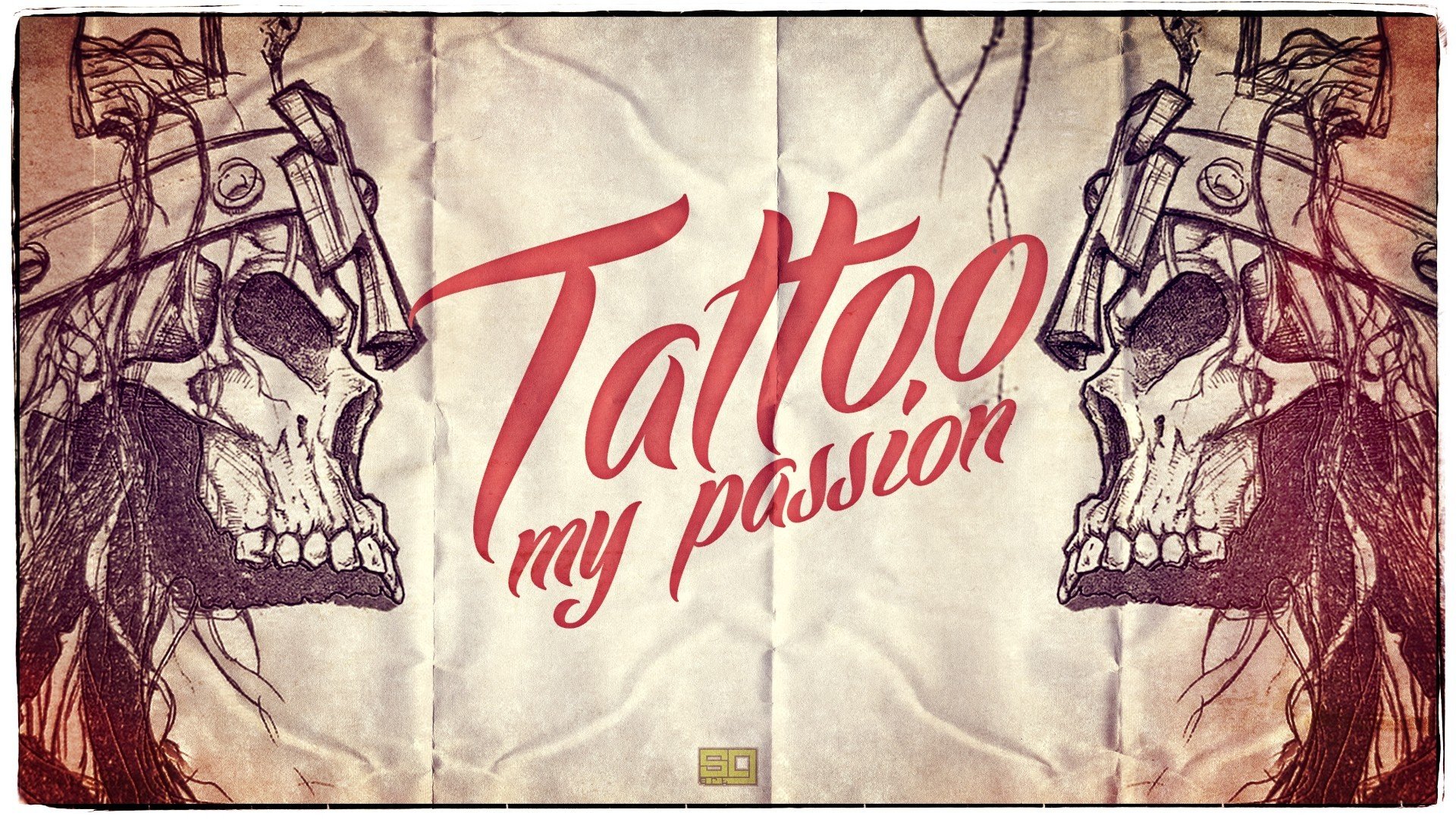 tatouage ma passion crâne tatouage style inscription mots