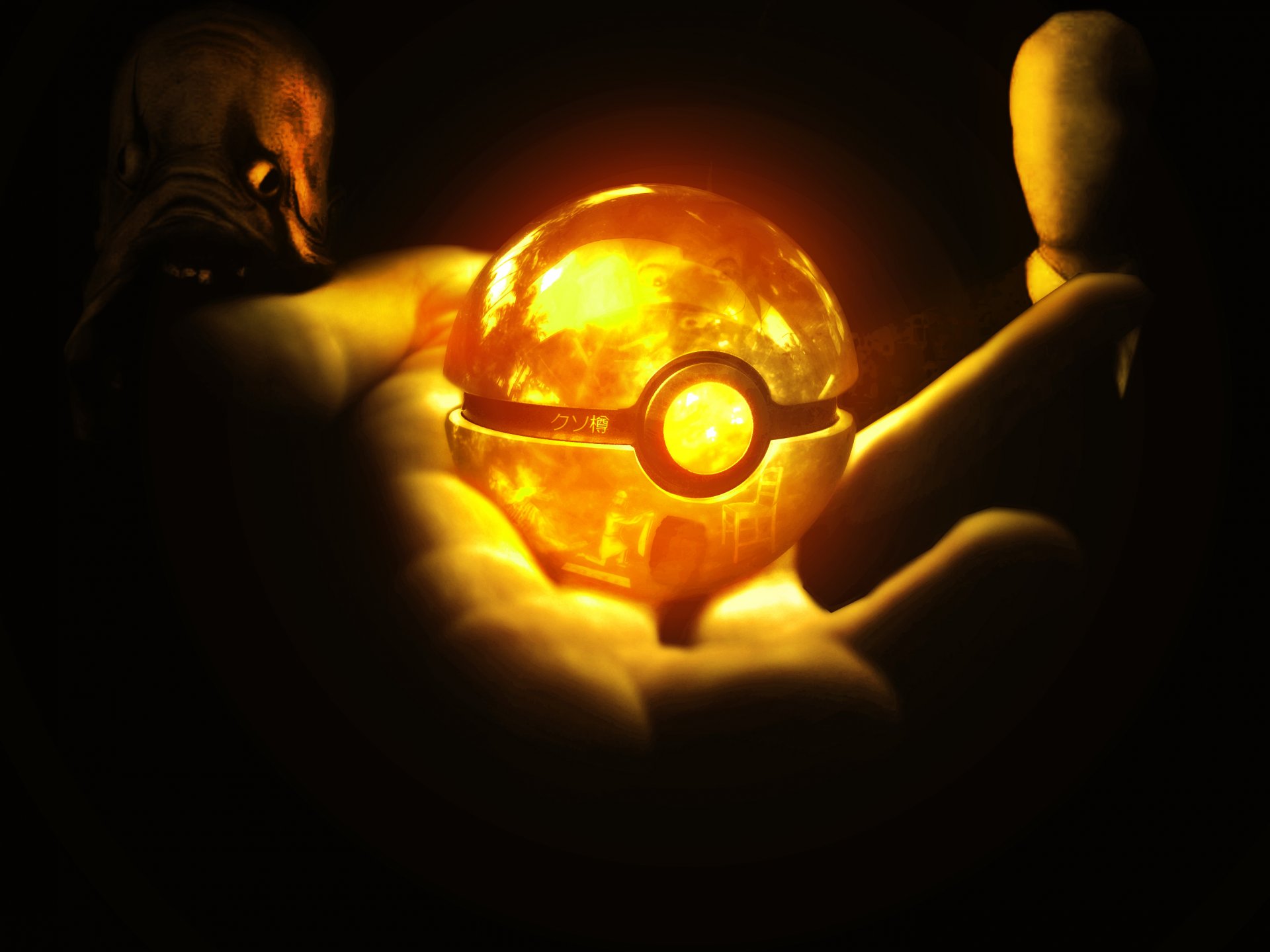 hand pokeball kunst