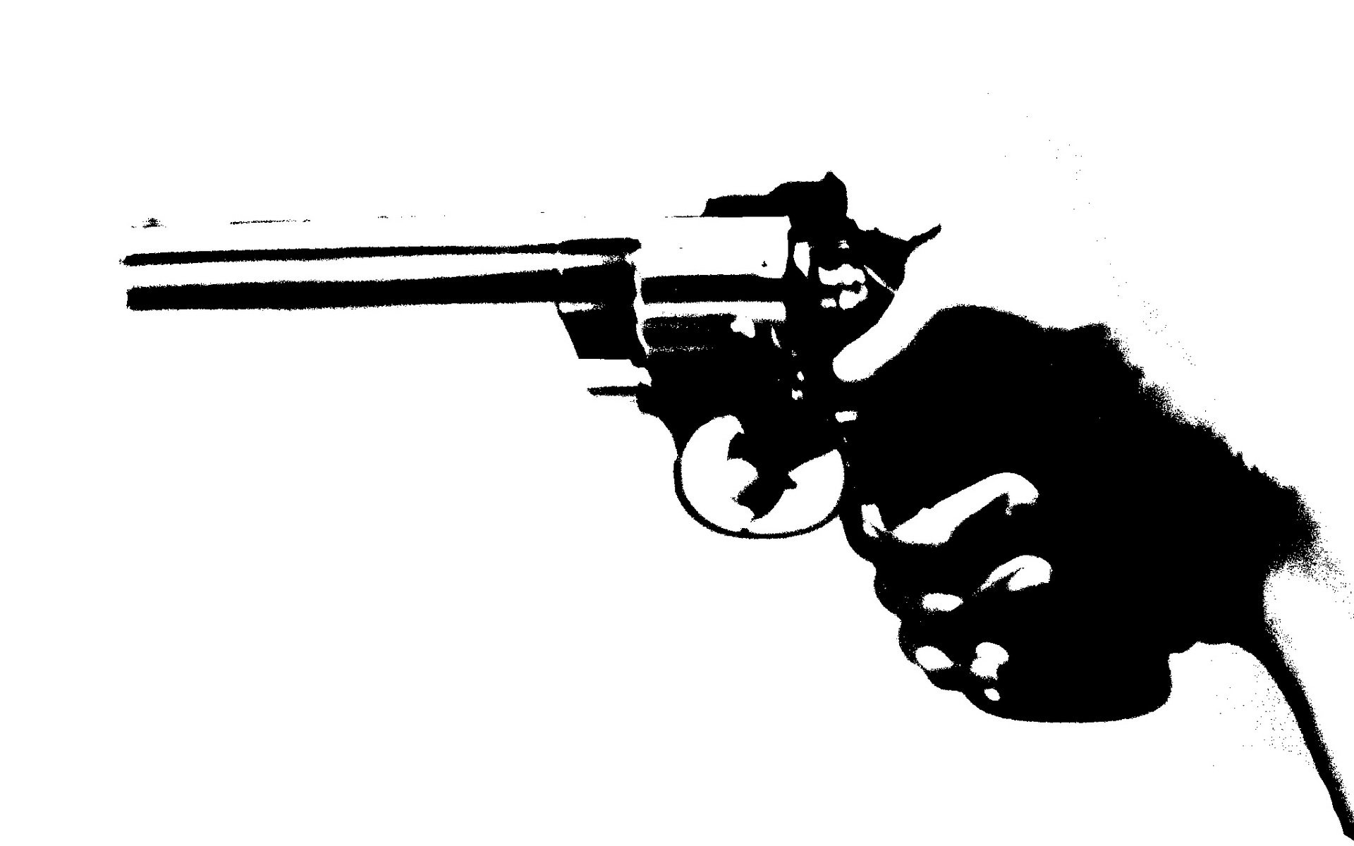 gun hand background style