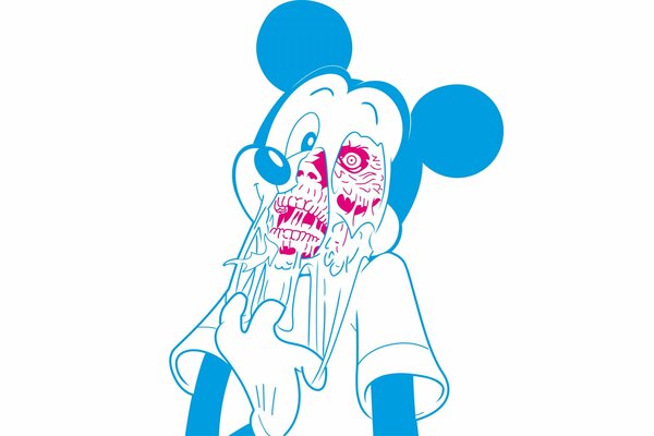 Arte arte Mickey mouse zombie