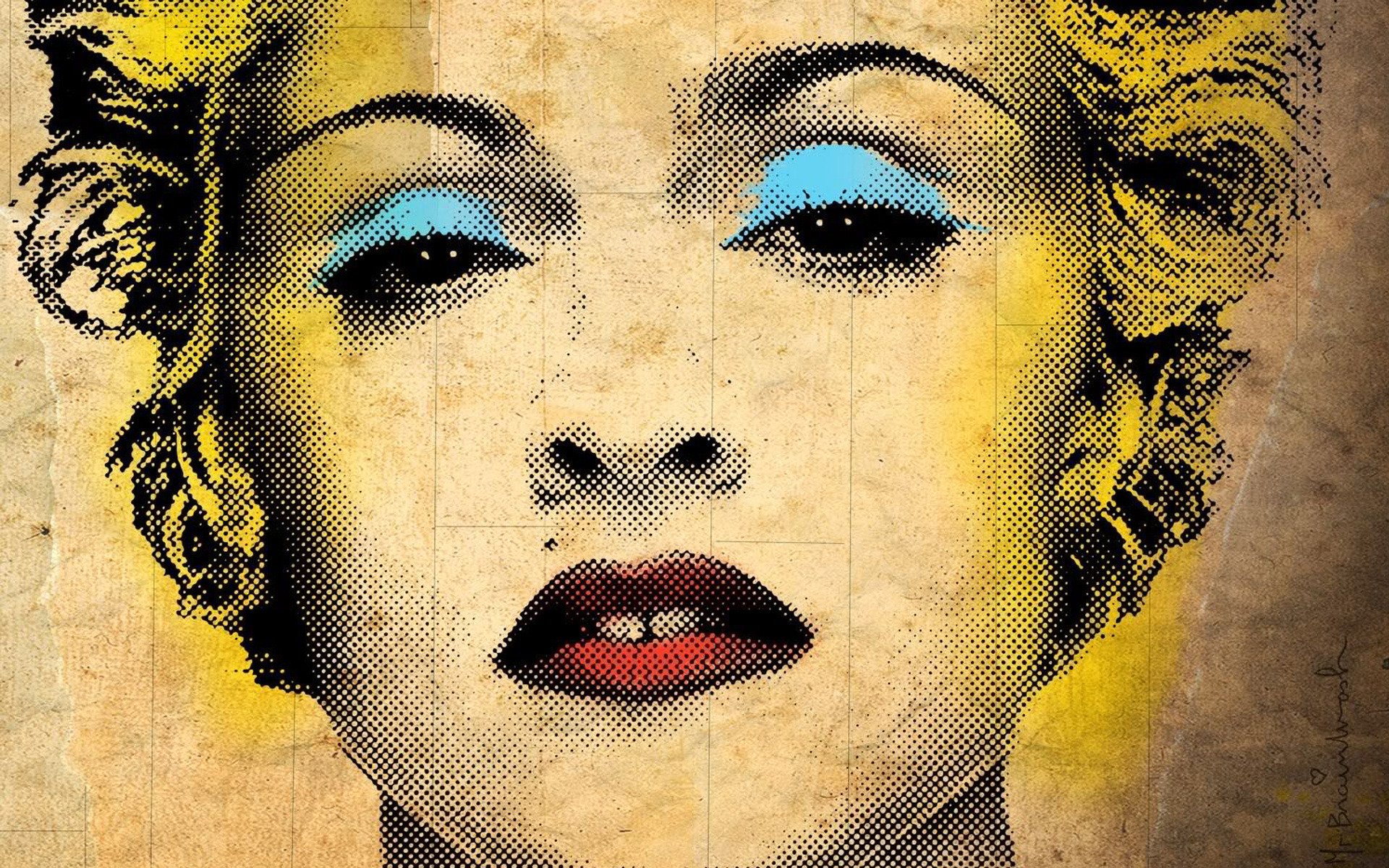 cantante madonna cara envejecimiento textura estilo