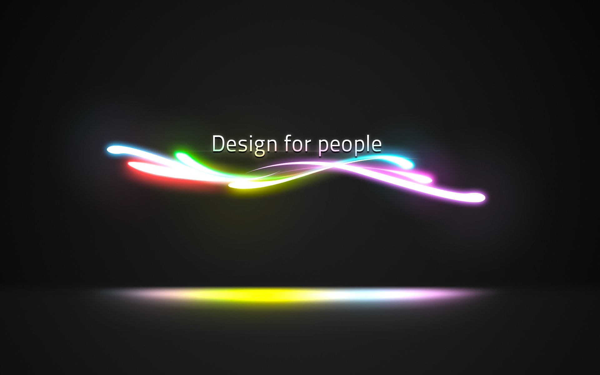 design für menschen neon linien