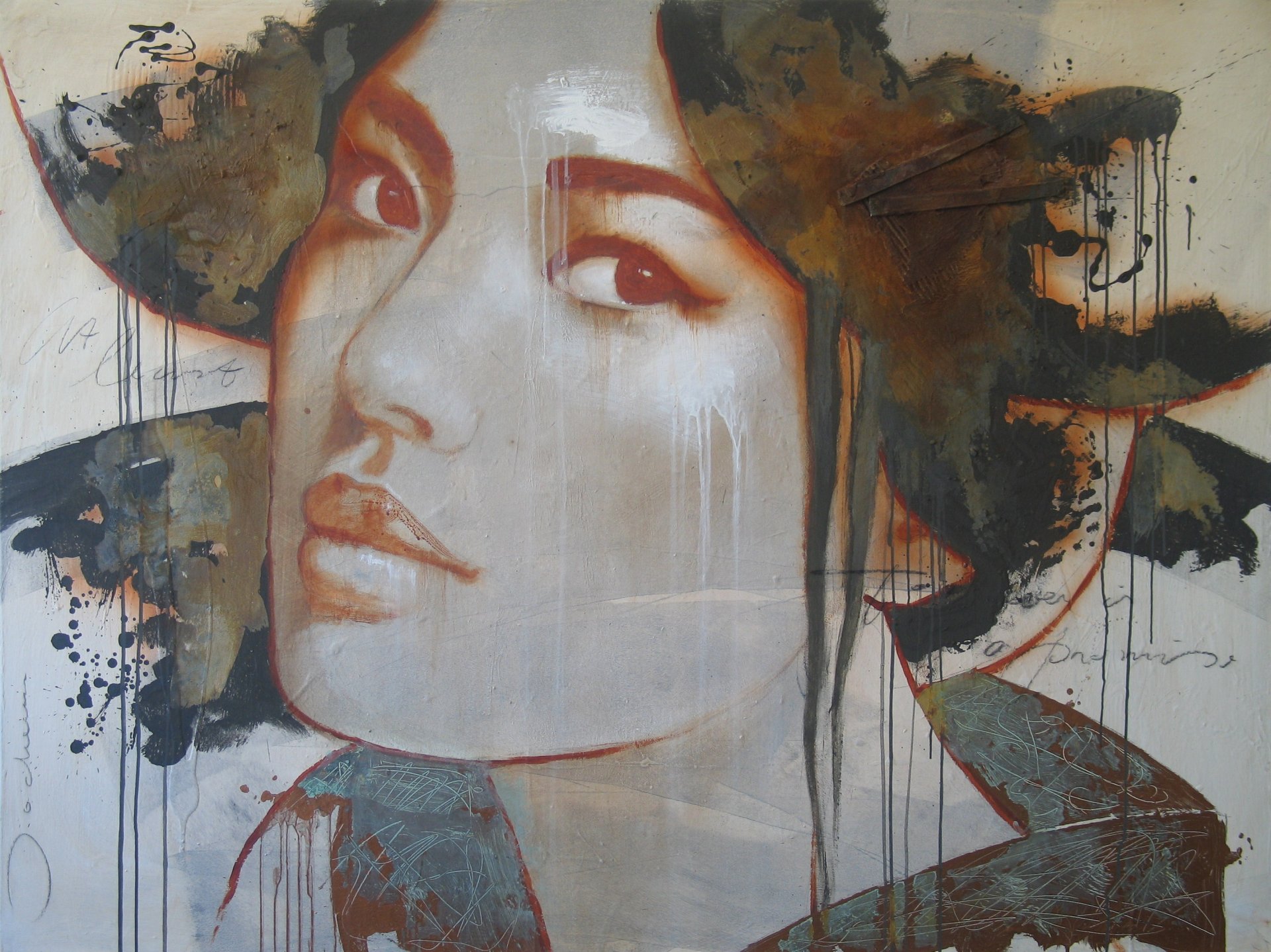 hans jochem arte artista disegno ragazza grafiti