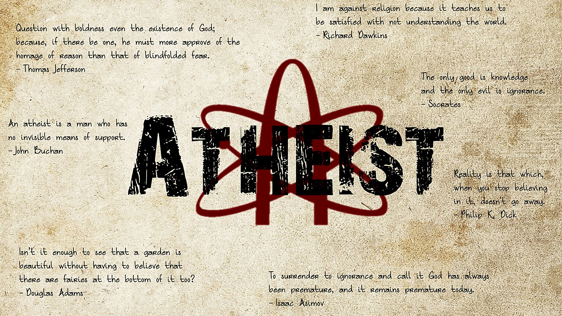 atheism atheist disbelief statement