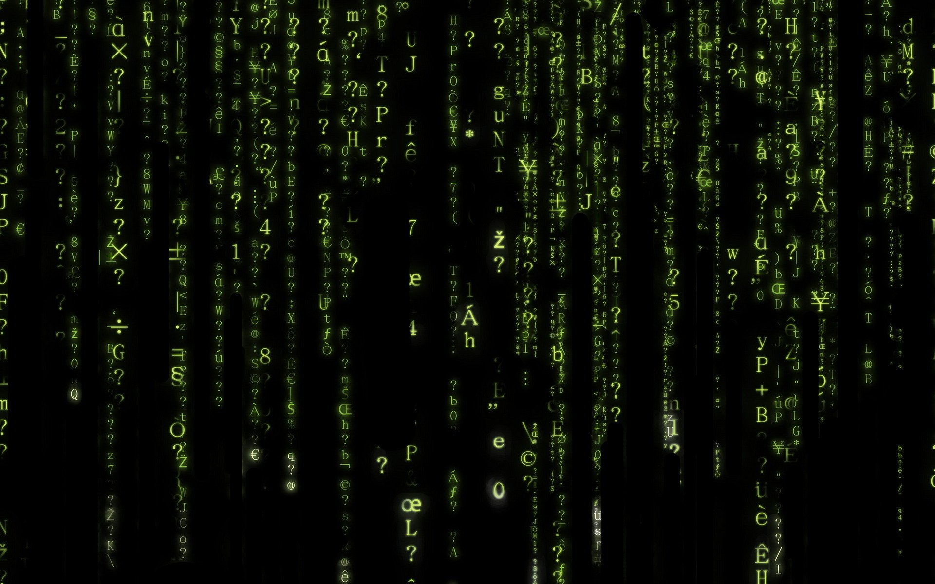 matrix load screen characters classic