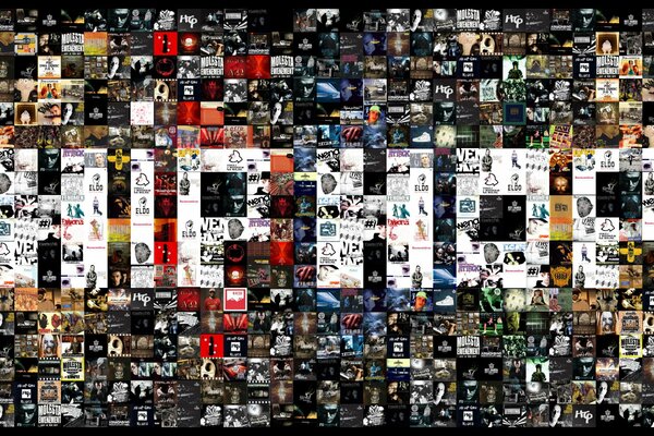 Photos de hip-hop et de repers collage