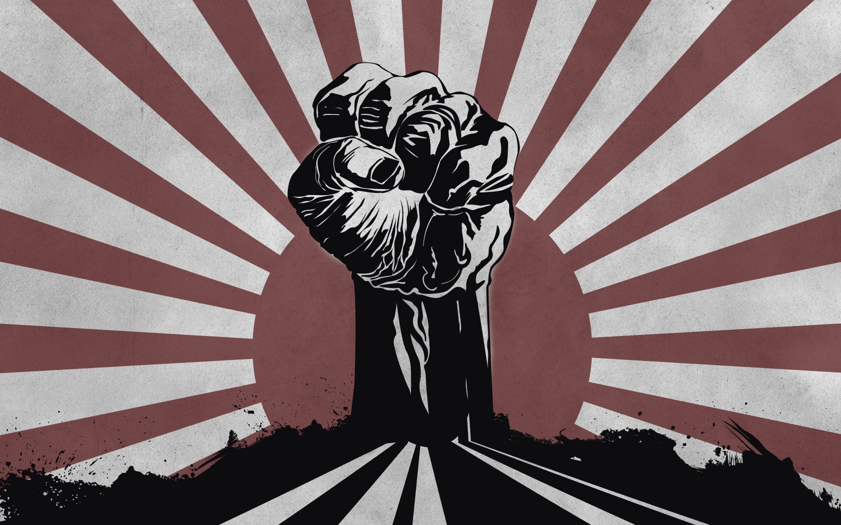 fight 4 your rights fight for your rights fist strength might sun struggle