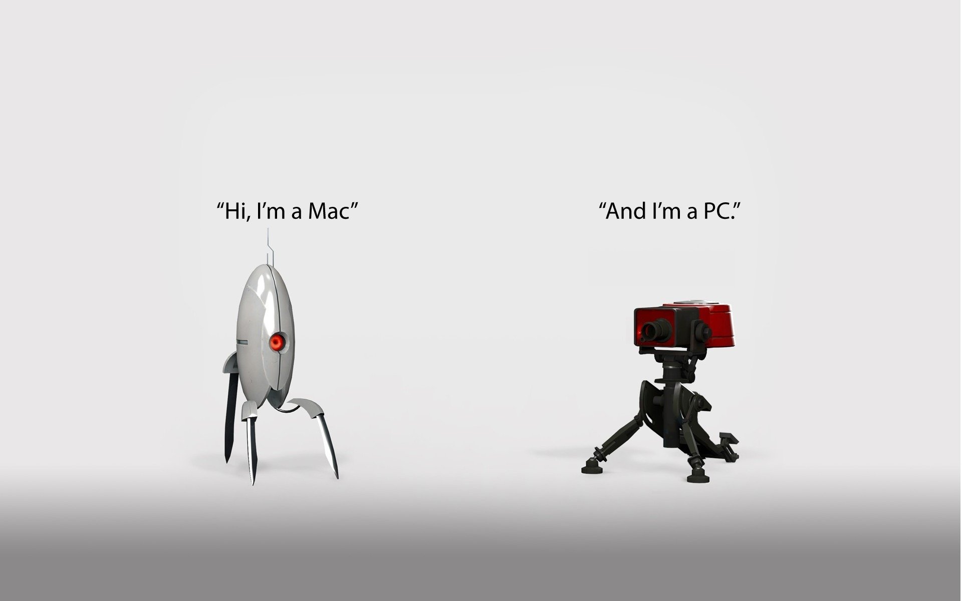 hola soy mac y soy pc