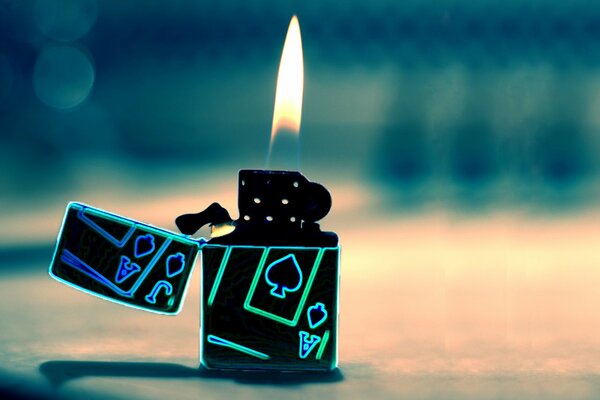 The fire of the fashionable pike lighter