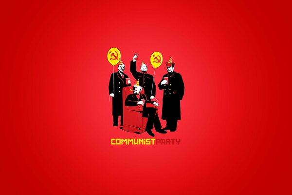 Le communisme est le côté rouge de la politique!